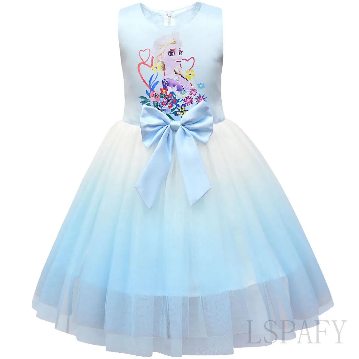 Disney Baby Meiteņu Kleitas Toddler Bērniem Halloween Cosplay Princese Kostīmu Chilren Elsa Kleita Dzimšanas Dienu Saldēti Drēbes Attēls 1