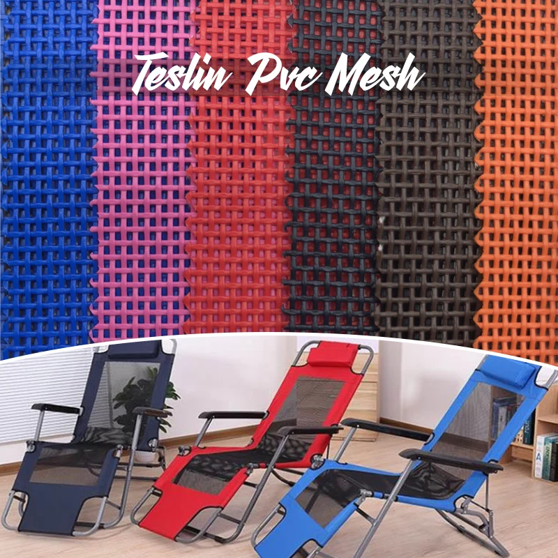 100X135cm Krāsains PVC Plastmasas Teslin Acs Auduma Nelielu Kvadrātveida linuma Acs Neto Materiāls Krēsls, Bagāžas Somā Materiāls Attēls 4
