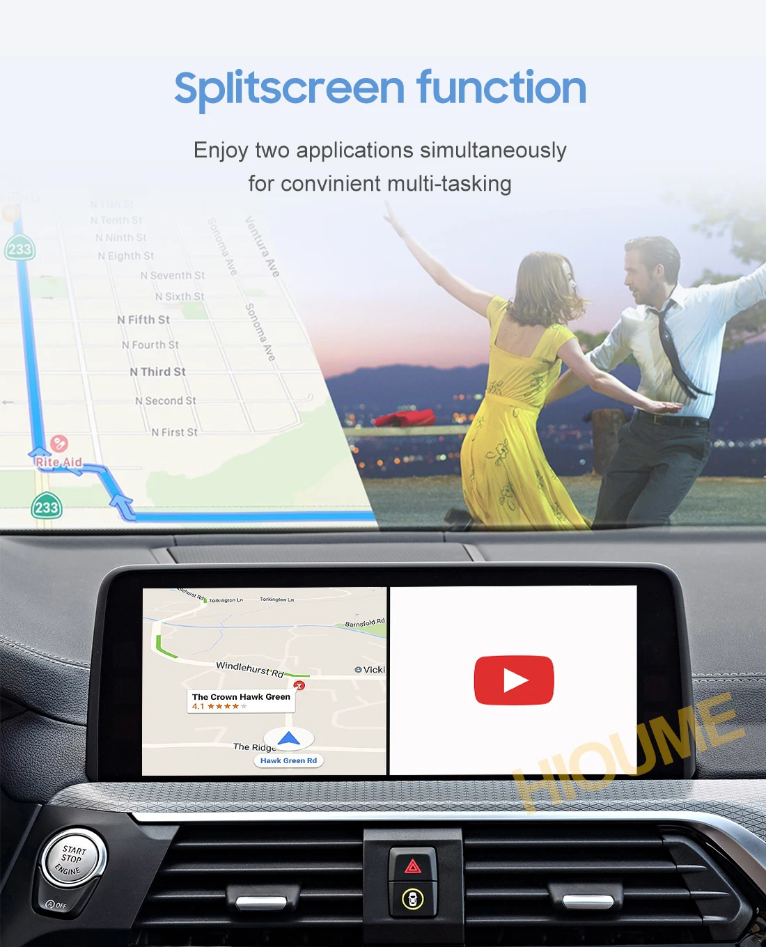 Android Ai Lodziņā Carplay BMW i3 i8 X5 G05 F15 X3 G01 F25 F20 F30 G20 G30 Android Apple Bezvadu Carplay Radio Piederumi Attēls 3