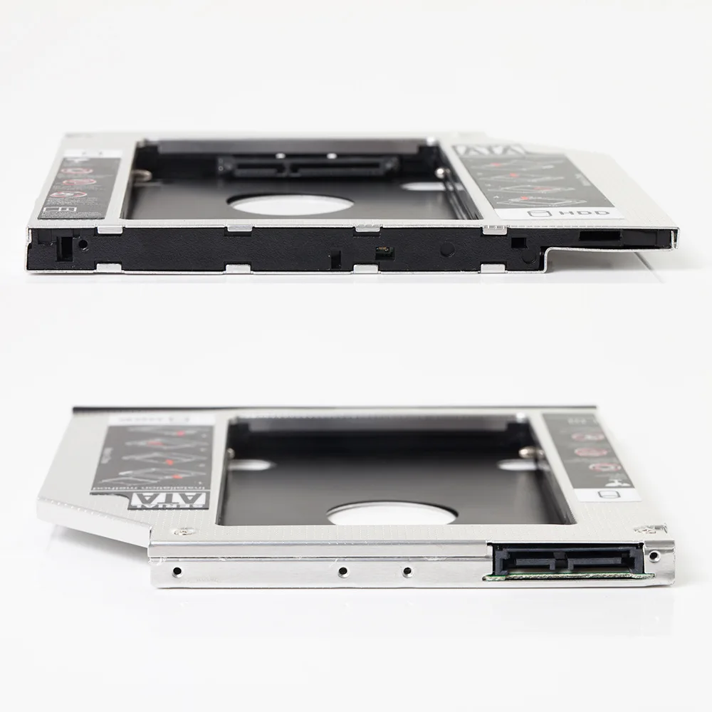 12.7 mm SATA 2 Cietais Disks SSD HDD HD Caddy Adapteris Bay DELL Inspiron 15R N5010 M5010 Attēls 3