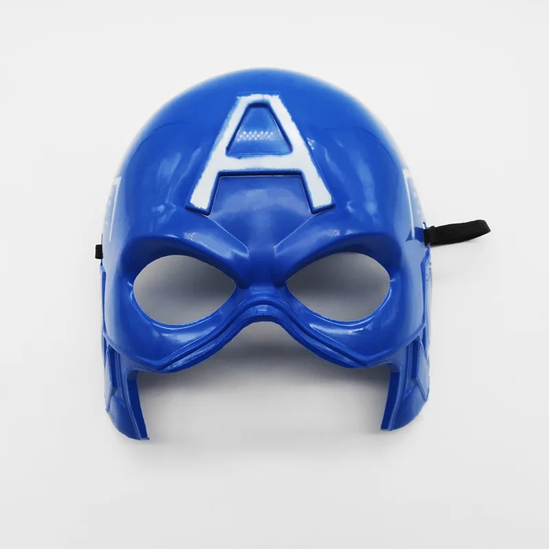 Brīnums Zirnekļcilvēka Dzelzs vīrs Pontons Captain America cos kostīmu PVC rīcības rotaļlietas attēls Modelis Rotaļlietas bērniem dzimšanas dienas ballīti cepures dāvanas Attēls 4