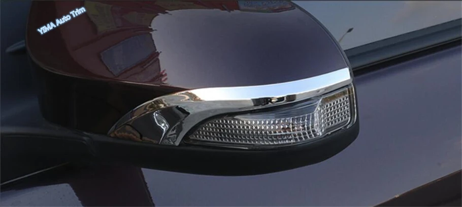 Toyota Corolla 2016 ABS Auto Stils Ārpus Automašīnas Durvis Atpakaļskata Spogulī, Aizsardzības Streamer Vāciņš Melns, 2 Gabals / Komplekts Attēls 3