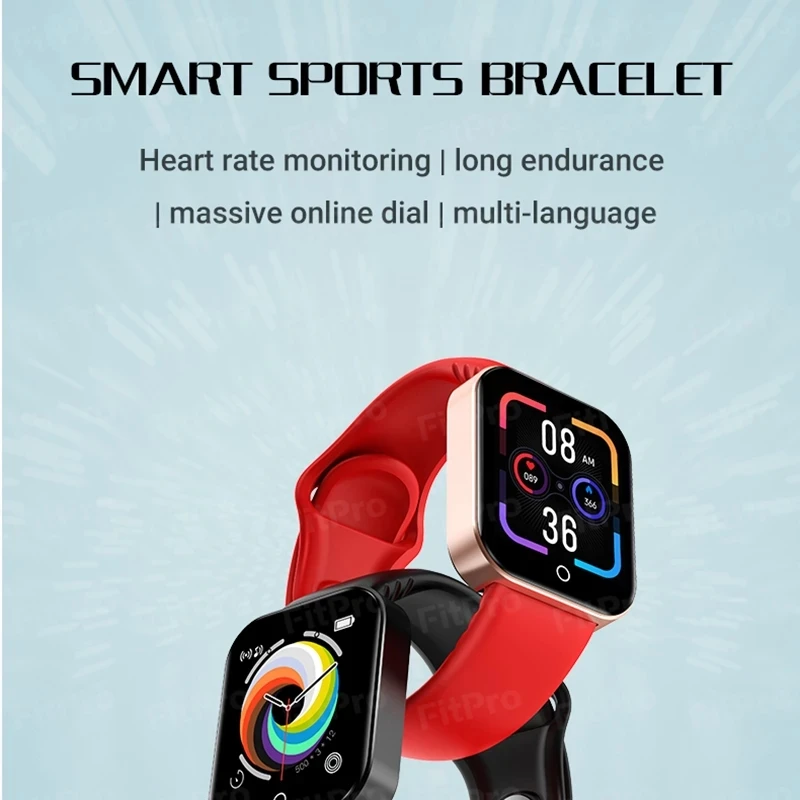 Series 7 Ciparu pulkstenis Vīrieši Sievietes Smartwatch sirdsdarbība Solis Kaloriju Fitnesa Izsekošanas i7 Smart Pulksteņi Apple, Android Y68 Pro Attēls 3