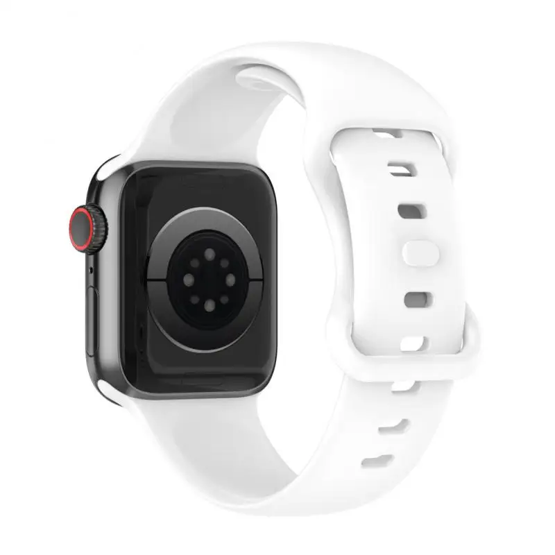 Silikona Siksniņa Apple Skatīties/iwatch SE Sporta Smartwatch 38-45 MM Ūdensnecaurlaidīgs Nomaiņa Aproce Apple Pulksteņi 1/2/3/4/5/6 Attēls 1