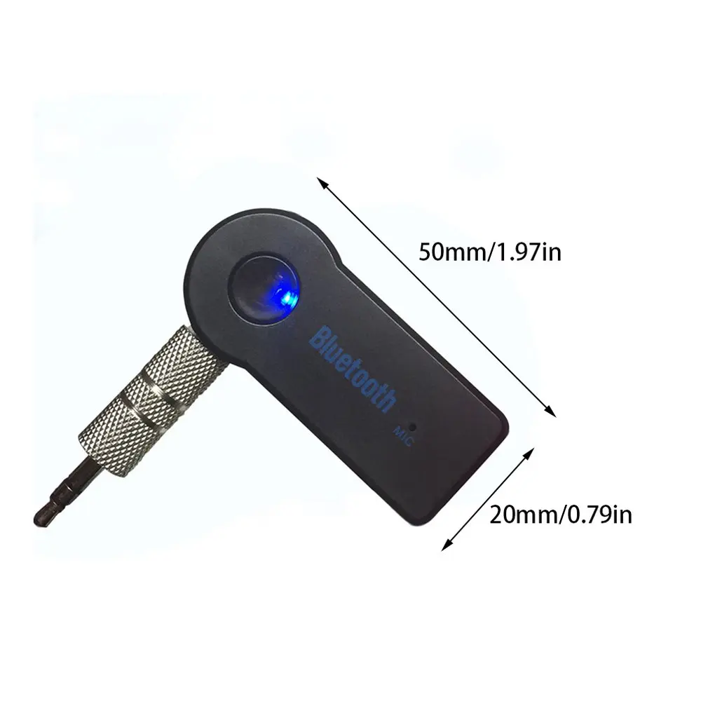 3.5 mm Automašīnas Bezvadu Bluetooth saderīgu aux Adapteri Automašīnas Bluetooth saderīgu Audio Uztvērēju Adapteri Attēls 3