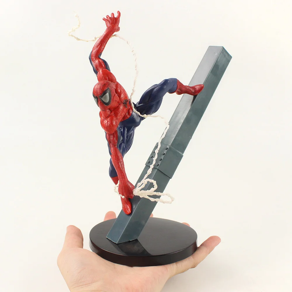 19cm Brīnums Avengers Super Varonis Zirnekļcilvēka Statuetes PVC Rīcības Attēls Rotaļlietas Lelle Attēls 1