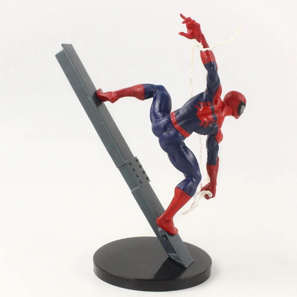 19cm Brīnums Avengers Super Varonis Zirnekļcilvēka Statuetes PVC Rīcības Attēls Rotaļlietas Lelle Attēls 3