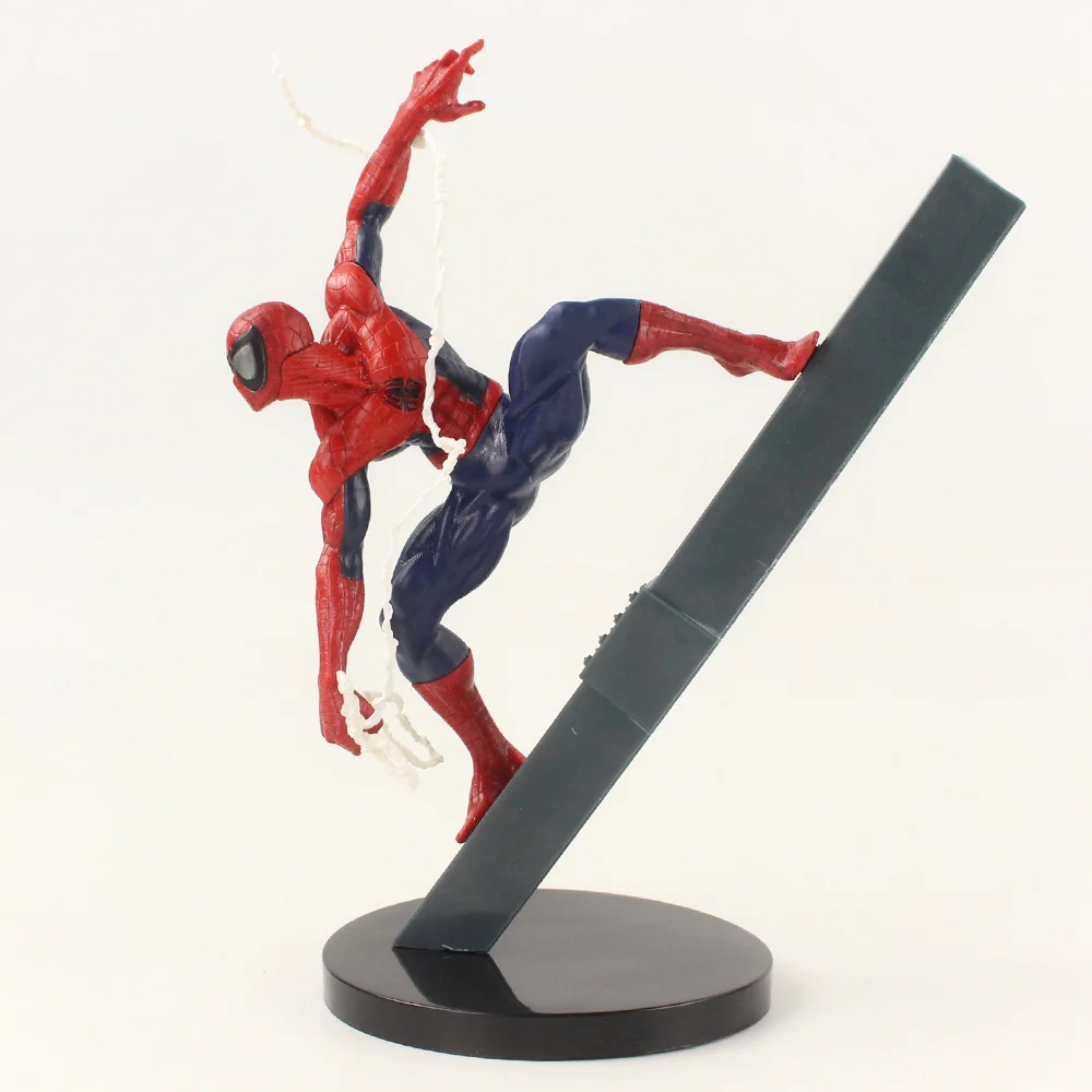 19cm Brīnums Avengers Super Varonis Zirnekļcilvēka Statuetes PVC Rīcības Attēls Rotaļlietas Lelle Attēls 4