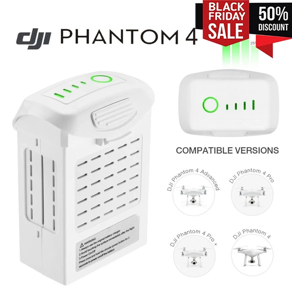 PĀRDOŠANAS 15.2 V 5350mAh Par DJI Phantom 4 /4Pro +/Advanced Intelligent Lidojumu LiPo Akumulators JAUNS Attēls 2