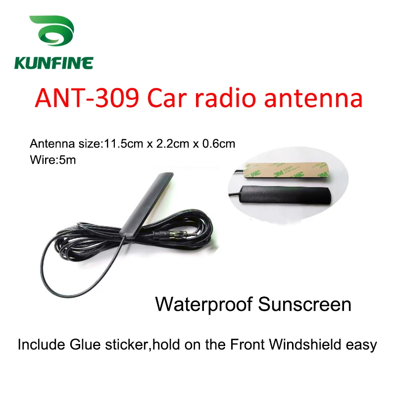 Automašīnas radio plāksteris auto antenas Priekšējo un aizmugurējo bloku plāksteris antenas signāla spēcīgu ūdensizturīgs sauļošanās transportlīdzeklis, radio antenas Attēls 2