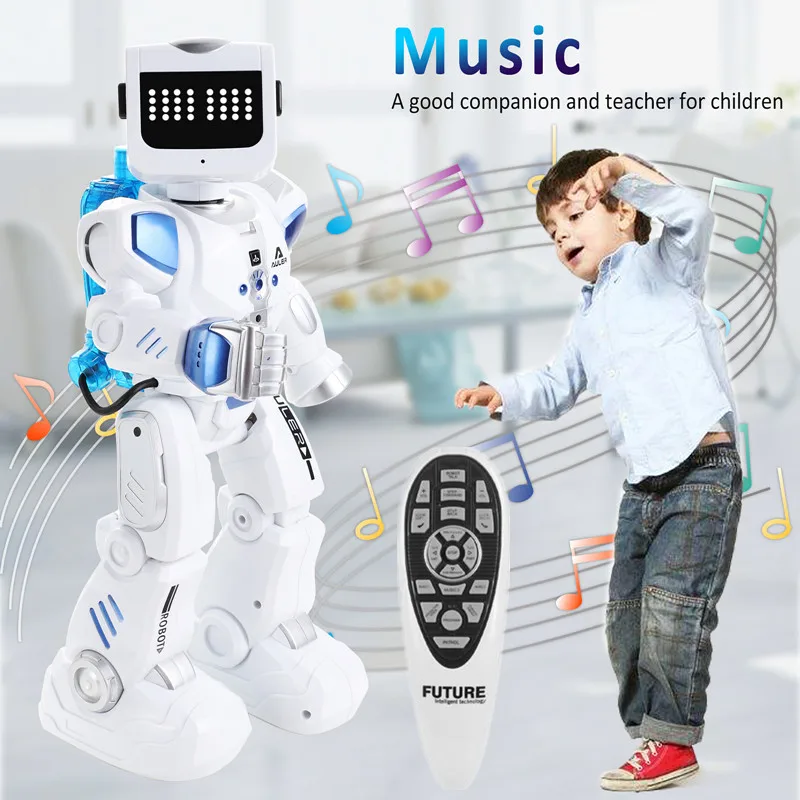 Saprātīga Alfa Robots Rotaļlietu Hidroelektrostaciju Hybrid Smart Robotu RC Skaņas Kontroli, Dziedāšana, Dejošana Robots Bērnu Izglītojošās Rotaļlietas Attēls 1