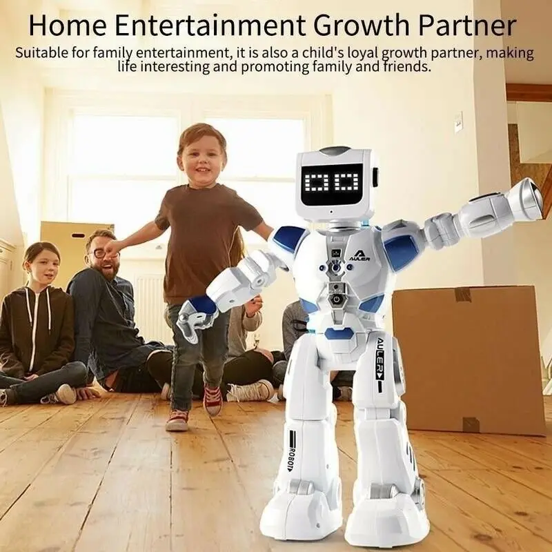 Saprātīga Alfa Robots Rotaļlietu Hidroelektrostaciju Hybrid Smart Robotu RC Skaņas Kontroli, Dziedāšana, Dejošana Robots Bērnu Izglītojošās Rotaļlietas Attēls 5