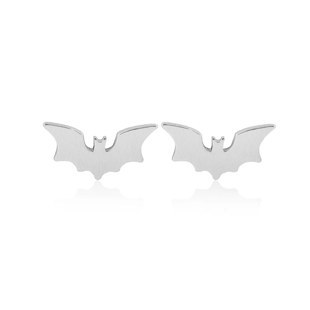 Oly2u Nelielu Bat Auskari, Rotaslietas Gothic Earing Vampīru Dzīvnieku Stud Auskari Sievietēm Spooky Dāvanas Attēls 4