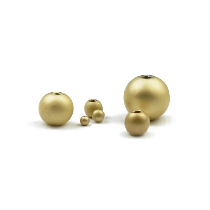 WLYeeS 14 Gold Dabīgā Akmens Pērles Apaļas Hematīts Distances Zaudēt Krelles Rotaslietas aproces Pieņemšanas DIY 2 3 4 6 8 10 MM 15