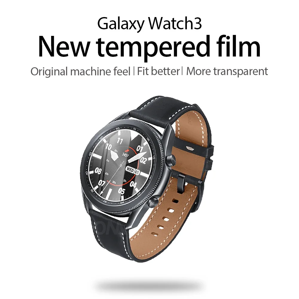 5gab 9H Premium Rūdīta Stikla Samsung Galaxy Skatīties 3 41mm 45mm Smartwatch Ekrāna Aizsargs Filmu Piederumi Attēls 2