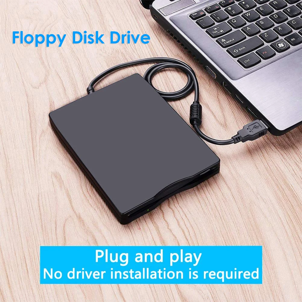 Portatīvo 3.5 collu USB Mobilo Floppy Disk Drive Plug-and-Play Savienojumu 1.44 MB Ārējo FDD Disketes Klēpjdatoru Notebook PC Attēls 5