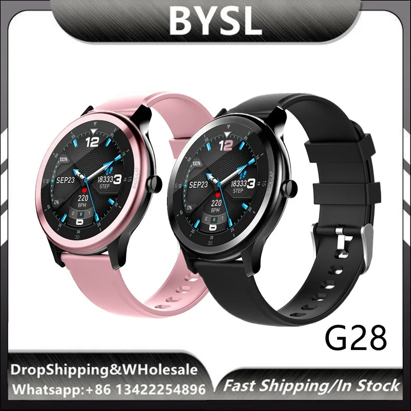 BYSL Ļoti plānas 9.8 mm G28 Sievietes Smart Skatīties Sporta Skatīties Gudri Vīrieši IP68 Ūdensnecaurlaidīga Smartwatch iOS Android HUAWEI XIAOMI Attēls 5