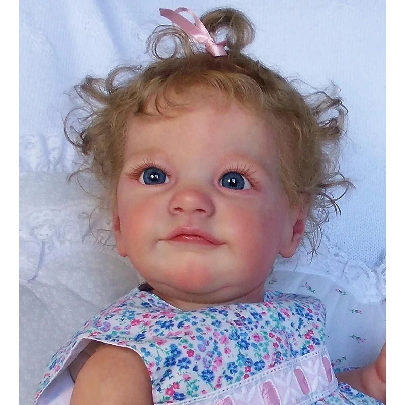 60CM Atdzimis Lelle Tobiah Spilgti Nekustamā Baby Lelle ar Genesis Krāsas Augstas Kvalitātes 3D Ādas Vairākiem Slāņiem Krāsošana Redzamas Vēnas Attēls 1