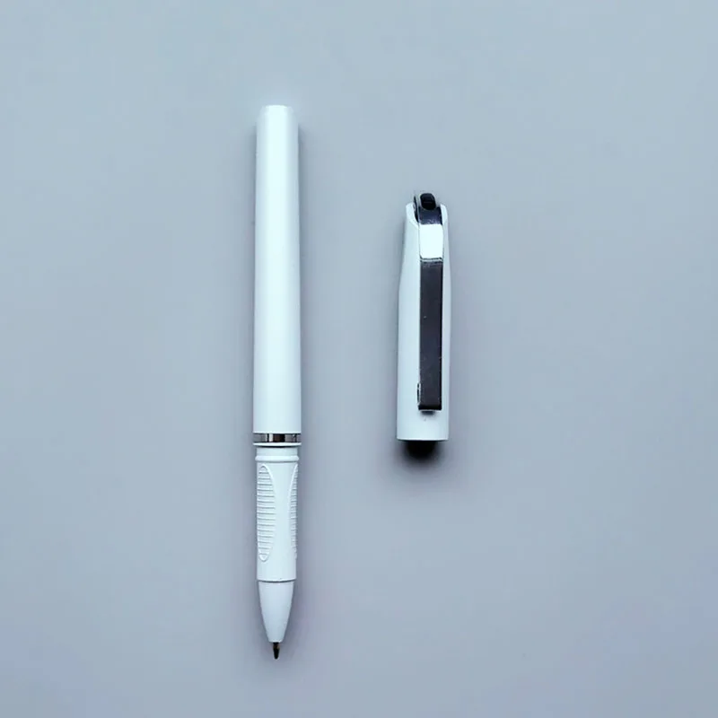 1 Iestatiet Radošo 0.5 mm, Melna Gēla Pildspalva Ar 5gab Uzpildes Modes Vienkāršu Plastmasas Rakstīt ar Pildspalvu, Biroja, Skolas Parakstīšanas Pen(Krāsu Izlases) Attēls 3