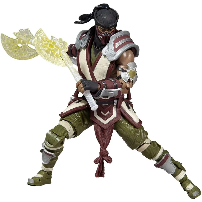 Sākotnējā Mcfarlane Rotaļlietas 7 Collu Rīcības Attēls Sub Zero Vs. Shao Khan Mortal Kombat 11 Rīcības Attēls 2-Pack Collection Modelis Attēls 5