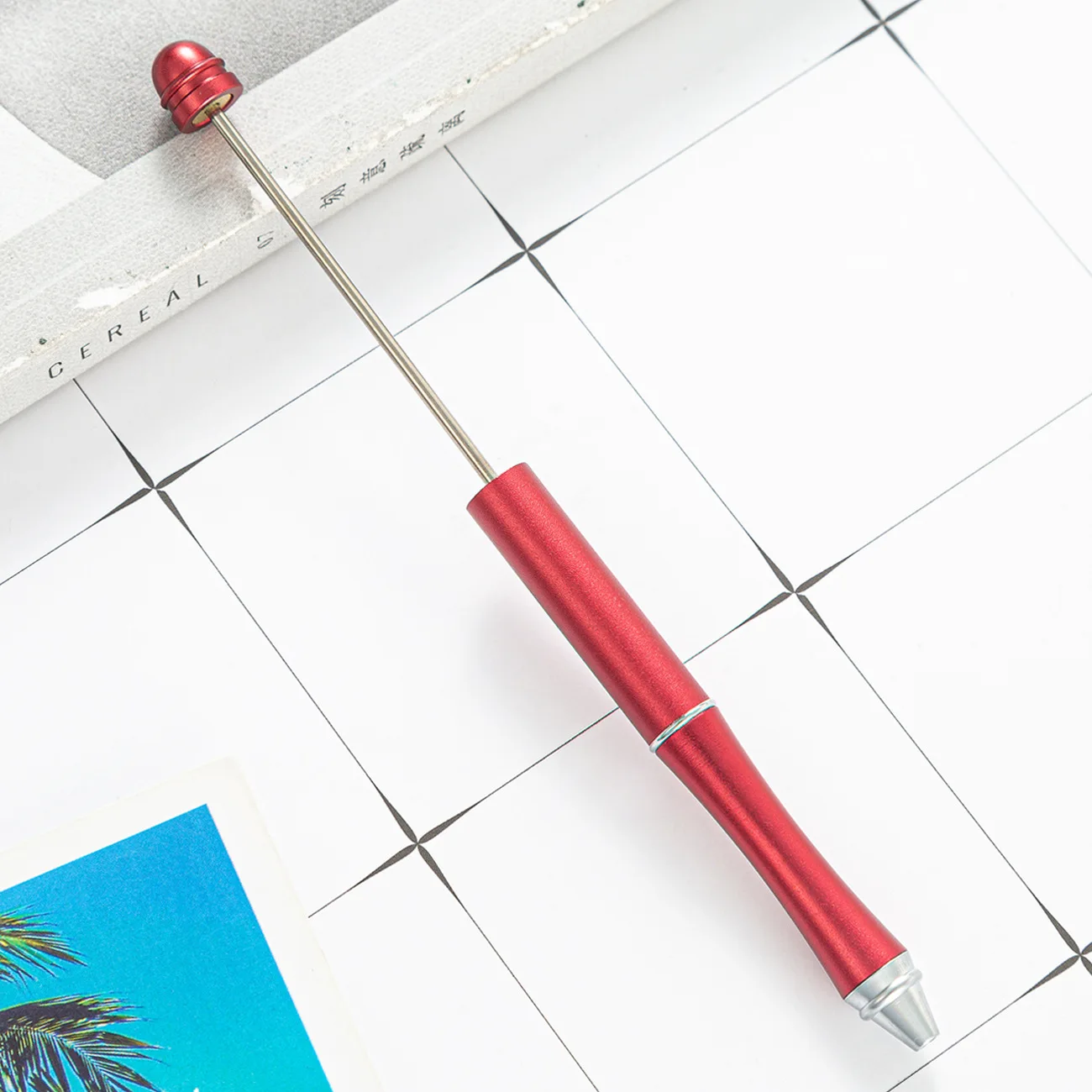 Metāla Lodīšu Pildspalvu 14 GAB Vairumtirdzniecības DIY Lodīšu Pildspalvu DIY Beadable Lodīšu Pildspalvas Metāla Diy Fāzēm Pildspalvu Attēls 4