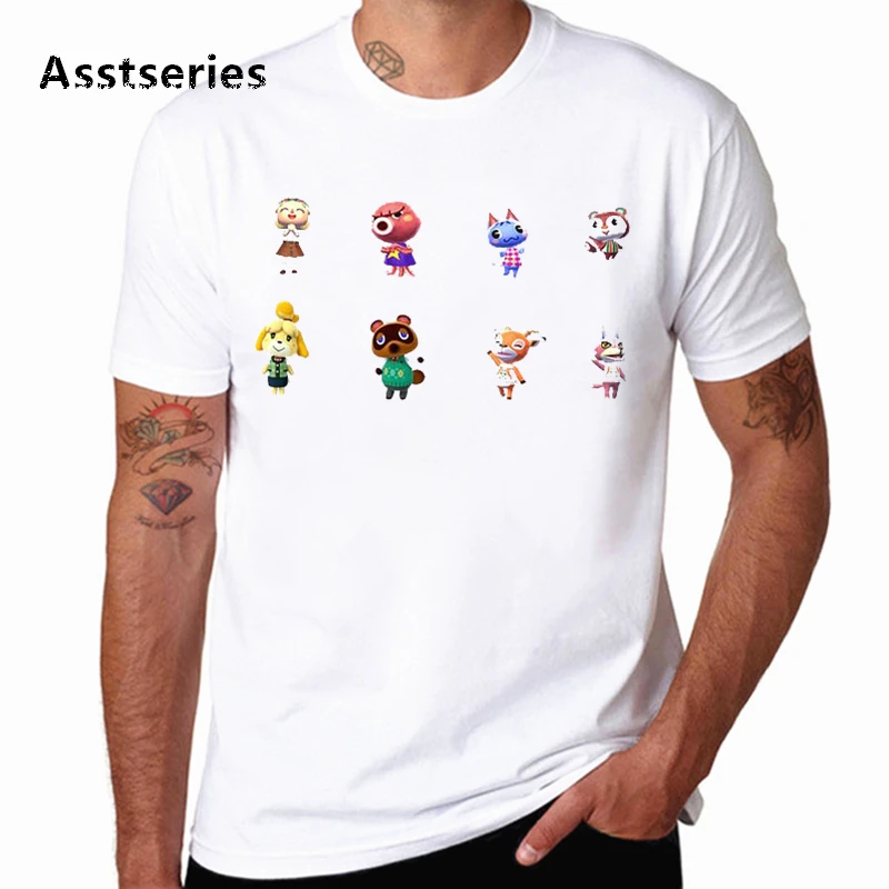 2020 Smieklīgi Toms Nook T Krekls Vīriešu Street Apģērbu Modes Top Harajuku Anime T-krekls Man Ielā Apaļu Kakla T-krekls Attēls 5