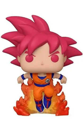 Funko pop Dragon Ball Super ZQ versija rokas, lai darīt anime modelis 827# SSG Super Saiyan Goku, sarkani mati Attēls 1