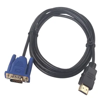1 M HDMI saderīgu HDMI Kabeli-savietojams Ar VGA 1080P HD Ar Audio Adaptera Kabelis HDMI-saderīgam AR VGA Kabeli dropshipping 1