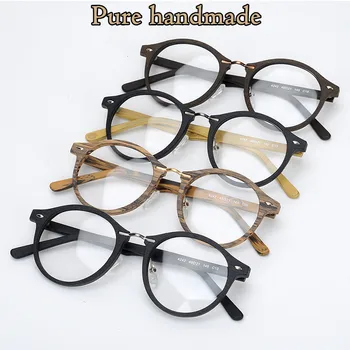 2019 FRĀZI Hezekiah Pavisam Jaunu modes rāmja brilles Koka augstas kvalitātes dizaineru rāmji briļļu vīrietis sieviete oculos de grau 1