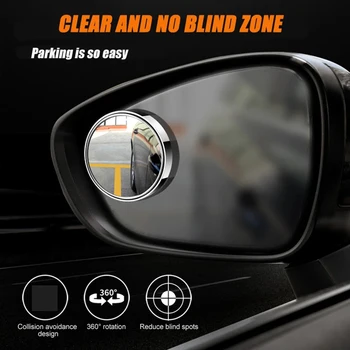 Auto spoguļi 360 grādu regulējams platleņķa sānu atpakaļskata spoguļi blind spot snap ceļu toyota autostāvvieta autonoma spogulis pasūtīt | Eksterjera Daļas - www.avalux.lv 11