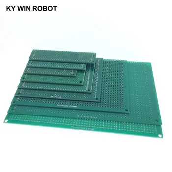 2x8 3x7 4x6 5x7 6x8 7x9 8x12 9x15 10x15 cm Viena Puse Prototips Diy Universālā PCB Printed Circuit Board Protoboard Par Arduino 1