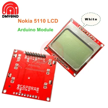 3.3 V Balts Zils Apgaismojums 84*48 84x84 LCD Displeja Modulis Adapteris PCB Nokia LCD 5110 Modulis Arduino Diy Komplektu 1