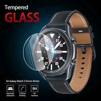 5gab 9H Premium Rūdīta Stikla Samsung Galaxy Skatīties 3 41mm 45mm Smartwatch Ekrāna Aizsargs Filmu Piederumi