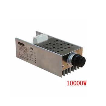 AC 220V 4000W/5000W/10000W SCR Sprieguma Regulators Dimming LED Reostats, Mehānisko Ātruma regulators Termostats Dimēru 220 V Strāvas Padeve 1