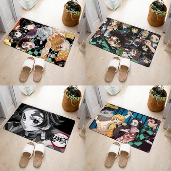 Anime Demon Slayer: Kimetsu Nav Yaiba Tomioka Giyuu Attēls pad Paklāju paklāju Plīša Guļamistaba, Dzīvojamā istaba Dāvana 1