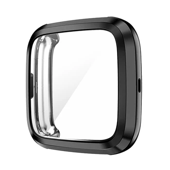 AntiScratch Aizsardzības Gadījumā Bezel Galvanizācijas TPU Ekrāna Pilnībā Segtu Gadījumā Fitbit Versa2/Fitbit Otrādi 2se vērtība