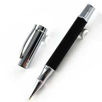 Augstas Kvalitātes palisandrs Black materiāls rullīšu un lodīšu pildspalvu, Biroja, Skolas Kancelejas piederumi luksusa blance zīmola Rakstīšanas pildspalva dāvanu 1