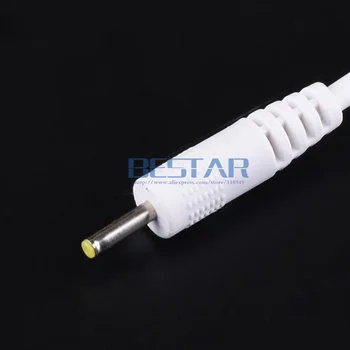 Balts DC Strāvas Adapteri Plug USB Pārvērst Līdz 2.5*0.7 mm/DC 2.5*0.7 2.5 mm x 0.7 mm 2.5x0.7mm Jack maksas Savienotāja Kabelis 1M 1