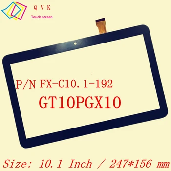 Black 10.1 Collu P/N FX-C10.1-192 GT10PGX10 RP-400A-10.1-ražošanas procesu kontroles-A3 XLD1017-V0 Touch screen panle bezmaksas piegāde 1