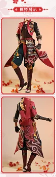 COSMART Genshin Ietekmes Thoma Spēle Uzvalks Vienādu Cosplay Tērpu Halloween Karnevāla Puse Apģērbs Vīriešu Lomu spēļu Drēbes JAUNAS 1