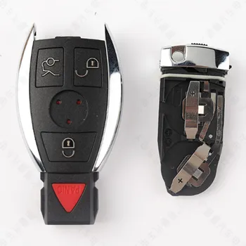 DAKATU 3/4 Pogu Smart Remote Auto Atslēgu Apvalks Gadījumā Mājokļu Mercedes Benz A B C E S Klase W203 W204 W205 W210 W211 W212 1