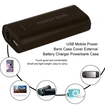 Daudzkrāsains papildu USB Mobile Power Bank Lietu Vāku Jaunu Portatīvo 5600mAh Ārējais Akumulatora Lādētājs Powerbank Gadījumā 1