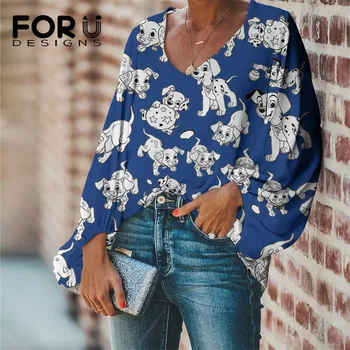 Modes dinozauru drukāt garām piedurknēm krekls sieviešu rudens streetwear gadījuma džemperi sieviešu blūze meitenēm zaudēt blusa feminina pasūtīt | Sieviešu Topi - www.avalux.lv 11