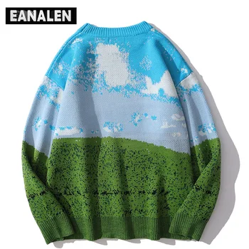 Pavasara, rudens vīriešu plus lieluma trikotāžas džemperis ļoti liela vīriešu zaudēt apaļu kakla džemperis bāzes krekls pulover vīriešu džemperis pasūtīt | Jakas - www.avalux.lv 11