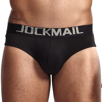 Jockmail sexy apakšveļa vīriešiem Vīriešu Butt-Uzlabot Polsterētas biksītes Noņemams Pad Muca Atlēts un Palielināt Iepakojuma Maisiņš Geju potzari 1