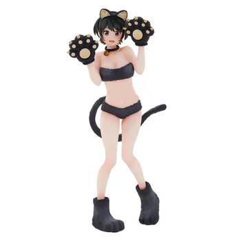 Kawaii 20CM Reklāmas cenu oriģināls Japāņu anime attēls Sarashina Ruka cosplay kaķis ver rīcības attēls kolekcionējamus modelis