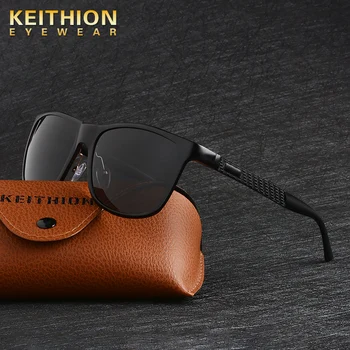 KEITHION Zīmola Alumīnija Magnija Mens Polarizētās Saulesbrilles UV400 Toņos Sievietēm Brilles Vadītāja Vintage Retro Vīriešu Aksesuāri 1