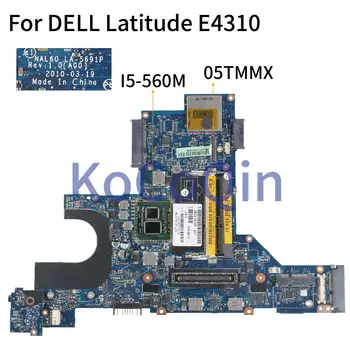 KoCoQin Portatīvo datoru mātesplati Par DELL Latitude E4310 I5-560M (Mainboard) KN-05TMMX 05TMMX NAL60 LA-5691P 1