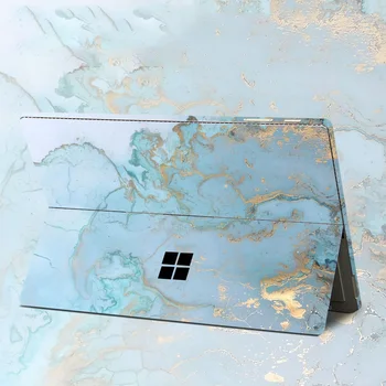 Krāsu Drukas Modelis Vinila Uzlīmes Microsoft Surface Pro 7/6/5/4/3 Surface Pro X Iet 2 Aizmugurējo Vāciņu Ķermeņa Decal Ādas Aizsargs 1