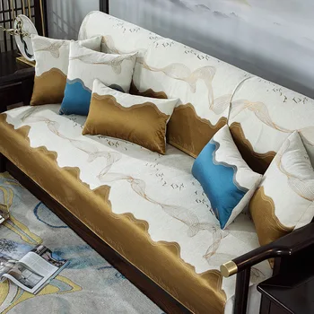 Morden dīvāns vāka segu uz gultas gultas piederumi biroja trikotāžas vāka segu ar pušķis gobelēns, lai lidmašīna ceļojums pasūtīt | Galda & Dīvāns Veļa - www.avalux.lv 11